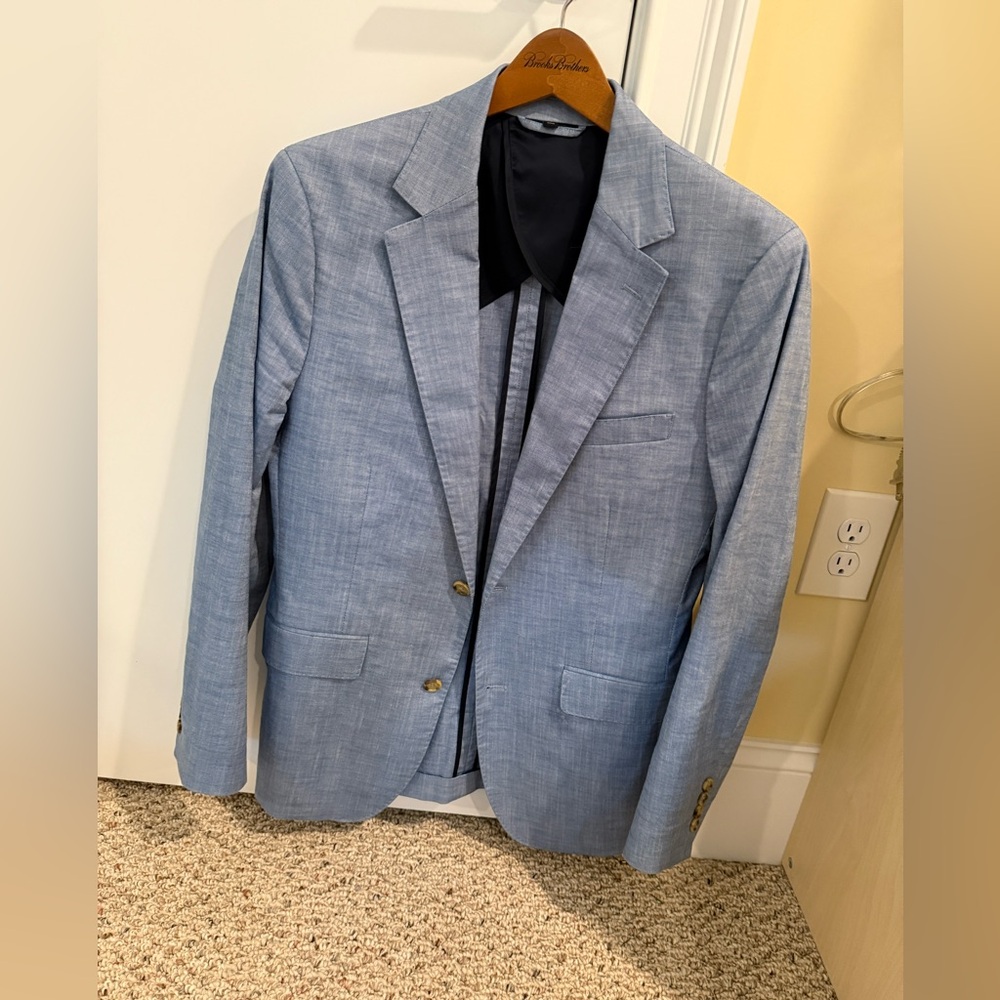 Bonobos slim fit linen blazer 38R